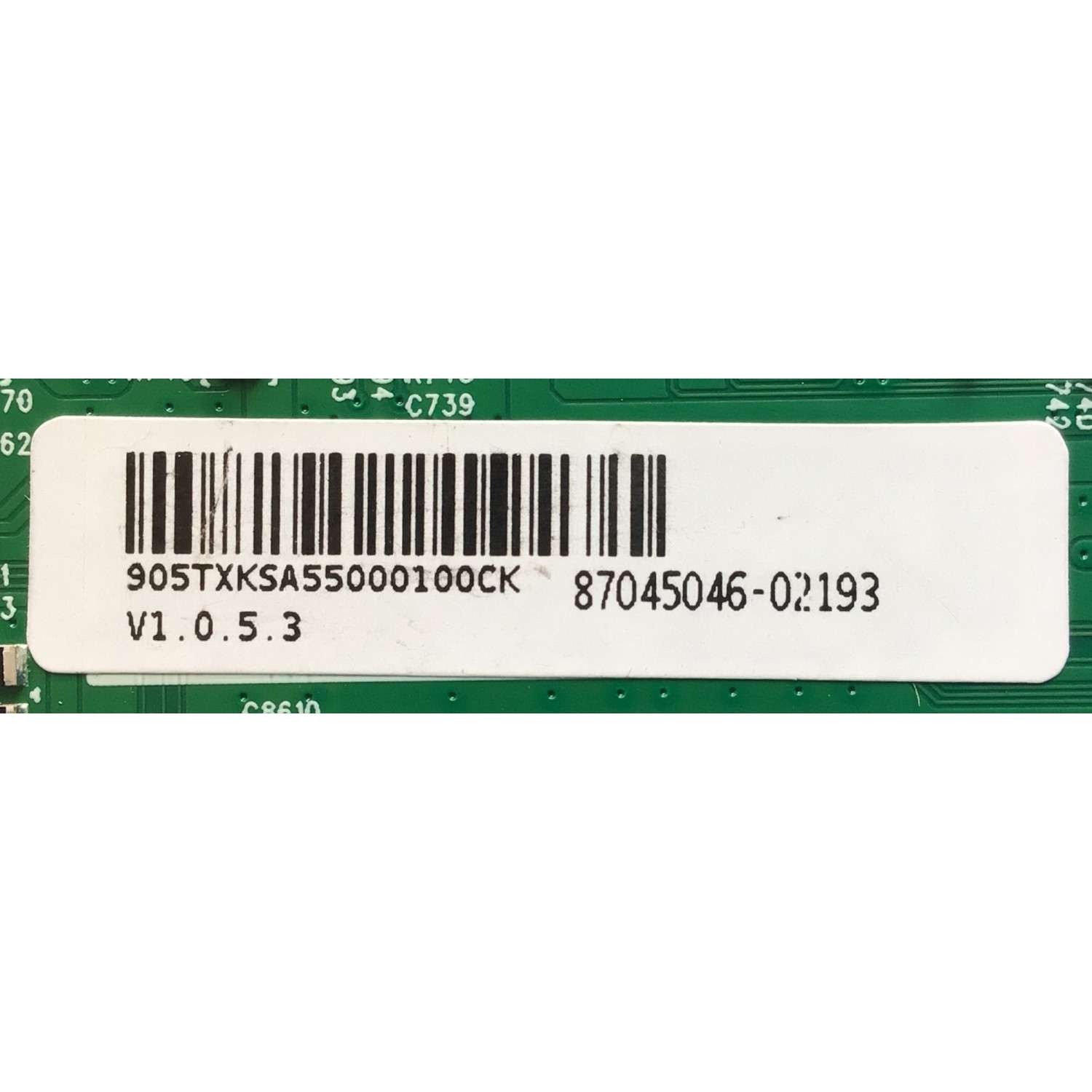 MAIN PARA TV VIZIO / NUMERO DE PARTE 905TXKSA55000100CK / 715GA874-M0C-B00-004K / 87045046-02193 / PANEL TPT550U1-QVN05.U REV:S57B1AR / MODELO V555-H1 LTCDZHKW / V555-H1 - Imagen 2